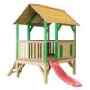 Axi Maison Enfant Bois Cabane + Toboggan Akela