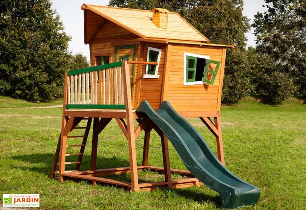 Axi Maisonnette Pour Enfant En Bois De Hemlock Max 1 Axi Maisonnette Pour Enfant En Bois De Hemlock Max