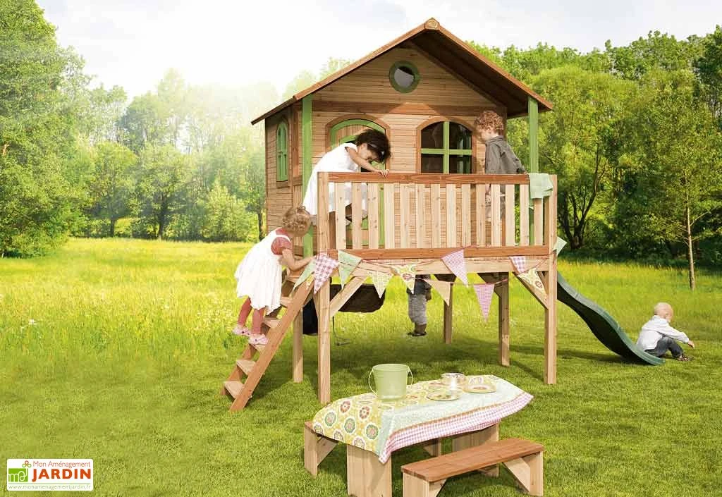 Axi Maisonnette Pour Enfant En Bois De Hemlock Sophie 1 Axi Maisonnette Pour Enfant En Bois De Hemlock Sophie