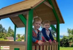 Axi Maisonnette Pour Enfant En Bois De Hemlock Forest -Portique Jardin Soldes Magasin maison enfant cabane bois forest 2