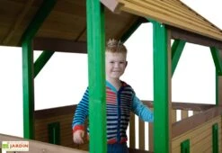Axi Maisonnette Pour Enfant En Bois De Hemlock Forest -Portique Jardin Soldes Magasin maison enfant cabane bois forest 3