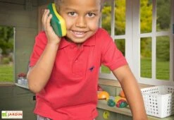 Maison D’Enfants En Bois Toute Equipée Victoria Inn -Portique Jardin Soldes Magasin maison enfant cabane bois victorienne equipee cuisine 2