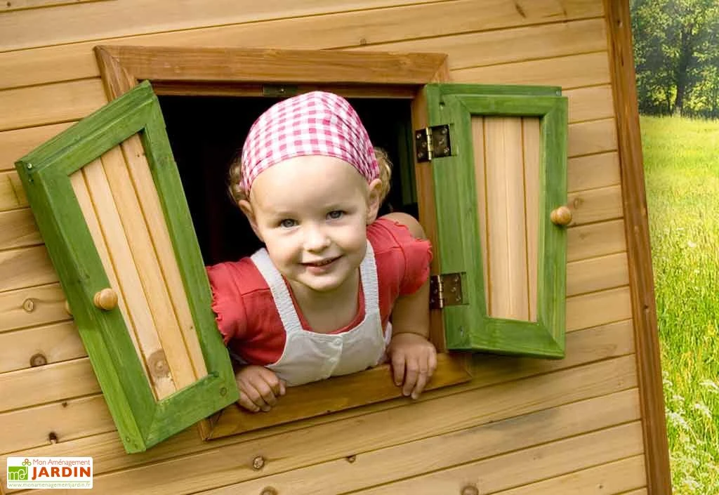 Axi Maisonnette Pour Enfant En Bois De Hemlock Robin 2 Axi Maisonnette Pour Enfant En Bois De Hemlock Robin – Image 2
