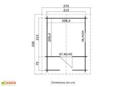 Maison Pour Enfant En Bois D’Épicéa Brut Lido 4 M² -Portique Jardin Soldes Magasin maison pour enfant bois epicea brut lido 4 m 2