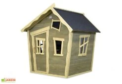 EXIT TOYS Maisonnette Pour Enfant En Bois De Cèdre Crooky 100