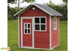 EXIT TOYS Maisonnette Pour Enfant En Bois De Cèdre Loft 100 (3 Coloris) -Portique Jardin Soldes Magasin maisonnette enfant bois cedre loft 100 3 coloris 6