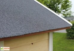 EXIT TOYS Maisonnette Enfant En Bois De Cèdre Avec Toboggan Loft 500 (3 Coloris) -Portique Jardin Soldes Magasin maisonnette enfant bois cedre loft 500 3 coloris 4