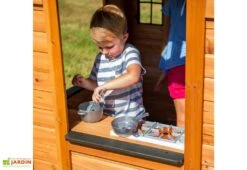 Maisonnette Pour Enfant En Bois De Cèdre Sweetwater -Portique Jardin Soldes Magasin maisonnette enfant bois cedre sweetwater 3