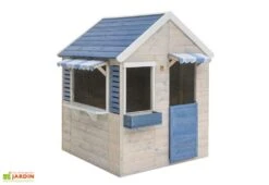 Maisonnette Pour Enfant En Bois Brut Delfin