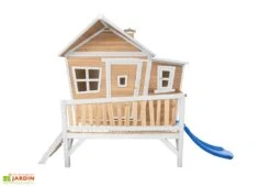Axi Maisonnette Pour Enfant En Bois De Hemlock Emma -Portique Jardin Soldes Magasin maisonnette enfant bois hemlock emma 2
