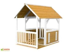 Axi Maisonnette Pour Enfant En Bois De Hemlock Forest -Portique Jardin Soldes Magasin maisonnette enfant bois hemlock forest
