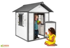 Axi Maisonnette Pour Enfant En Bois De Hemlock Lodge -Portique Jardin Soldes Magasin maisonnette enfant bois hemlock lodge 2