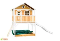 Axi Maisonnette Pour Enfant En Bois De Hemlock Marc -Portique Jardin Soldes Magasin maisonnette enfant bois hemlock marc 5