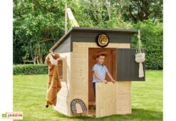 Maisonnette Pour Enfant En Bois Brut – Santa Monica