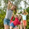 Parcours D’obstacles Enfant + Slackline De 25 M