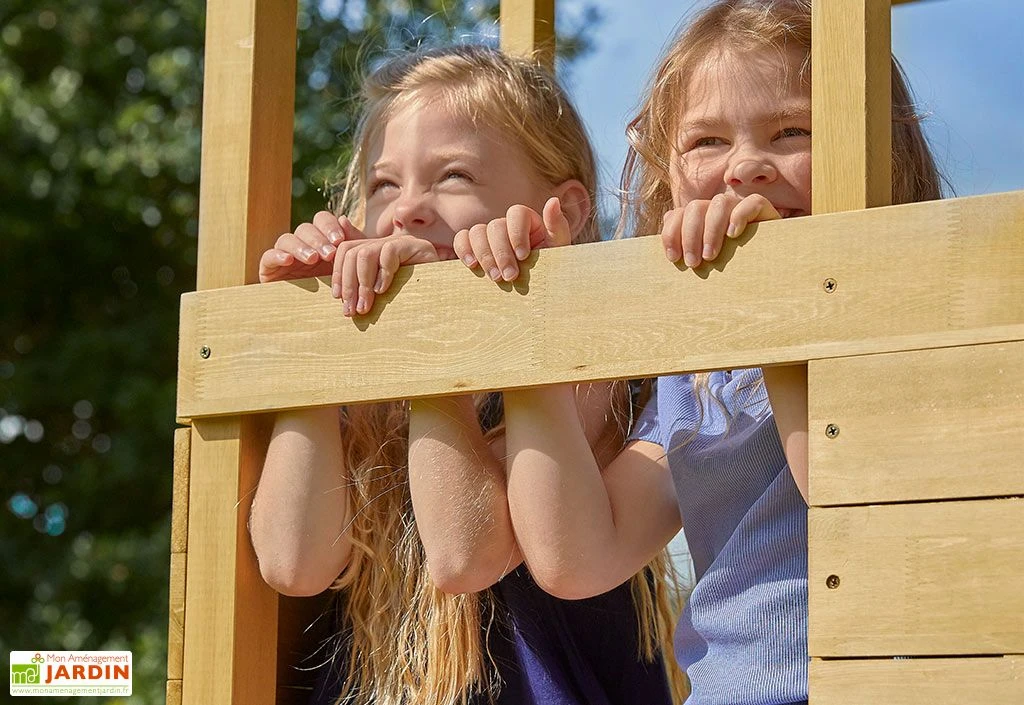 Aire De Jeux En Bois Toboggan, Cabane Et Bac à Sable – TP Treehouse 6 Aire De Jeux En Bois Toboggan, Cabane Et Bac à Sable – TP Treehouse – Image 6