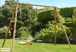 Portique Adulte En Bois Avec Balançoire Bateau – Galdar Bateau Soulet