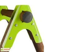 Portique Balançoires Bois Et Métal 2,30 M Bayano -Portique Jardin Soldes Magasin portique aire de jeux bois acier bayano