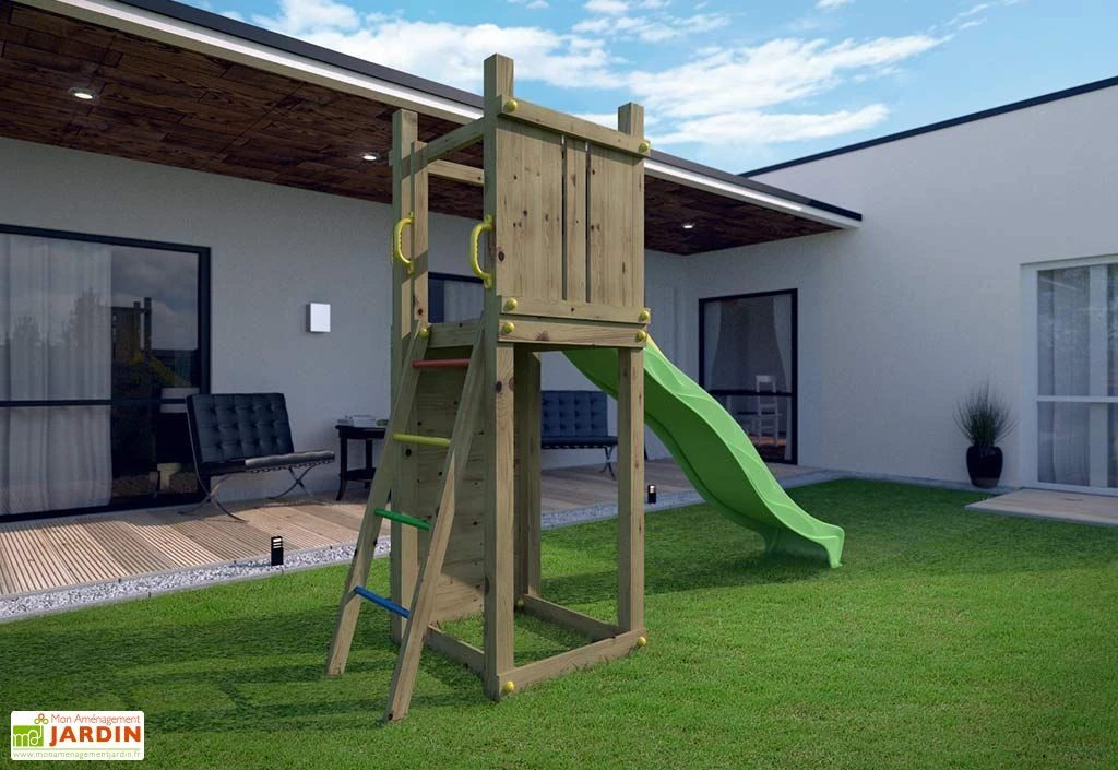 Portique Aire De Jeux Zébulon 2 Portique Aire De Jeux Zébulon – Image 2