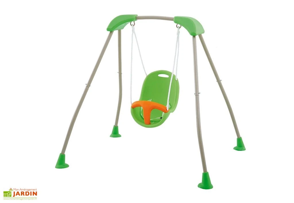 Portique Balançoire Acier Baby'K Pliable 1,24m 1 Portique Balançoire Acier Baby'K Pliable 1,24m