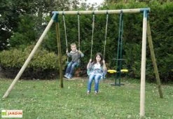 Portique Balançoire Bois Apache 2,30m