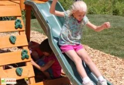 KidKraft Portique En Bois Ainsley Balançoires, Toboggan, Escalade -Portique Jardin Soldes Magasin portique bois enfant balancoires toboggan mur escalade 4