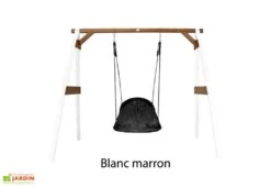 Axi Portique En Bois De Hemlock Balançoire Nid D’Oiseau Ovale -Portique Jardin Soldes Magasin portique bois hemlock balancoire nid oiseau ovale 11