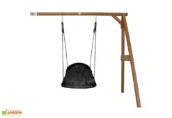 Axi Portique En Bois Mural Balançoire Nid D’Oiseau Ovale