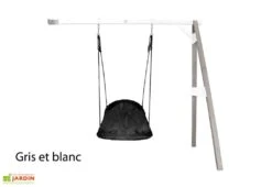 Axi Portique En Bois Mural Balançoire Nid D’Oiseau Ovale -Portique Jardin Soldes Magasin portique bois mural balancoire nid oiseau ovale 10