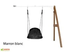 Axi Portique En Bois Mural Balançoire Nid D’Oiseau Ovale -Portique Jardin Soldes Magasin portique bois mural balancoire nid oiseau ovale 12