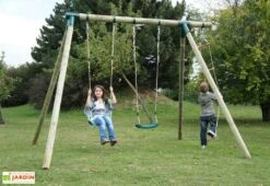 Portique Balancoire Bois Cheyennes 2,30m