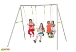 Portique Balançoire Métal Axion 2,20m Louise