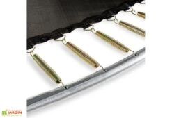 EXIT TOYS Trampoline Rond Sur Pieds Avec Filet De Protection Allure Classic - ø 305 Cm -Portique Jardin Soldes Magasin ressorts doubles coniques trampoline rond 1