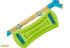 Portique En Bois Avec Balançoire Et Toboggan - Robin -Portique Jardin Soldes Magasin siege balancoire portique jeu jardin