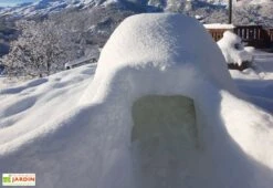 Cabane Pour Enfant Structure Igloo En PEHD ⌀152 Cm – Tinygloo 1 Porte -Portique Jardin Soldes Magasin structure igloo polyethylene cabane enfant tinygloo 1 porte