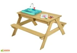 Table De Pique-nique En Bois Pour Enfants – TP Splash And Play