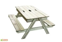 Table Picnic Enfant Avec Bac à Sable PICSAND