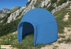 Toile PVC Pour Igloo Tinygloo – Printemps été 7 Toile PVC Pour Igloo Tinygloo – Printemps été -Portique Jardin Soldes Magasin toile pvc ete tinygloo bleu