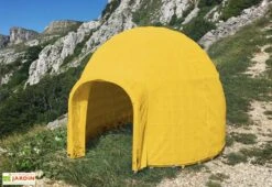 Toile PVC Pour Igloo Tinygloo – Printemps été 8 Toile PVC Pour Igloo Tinygloo – Printemps été -Portique Jardin Soldes Magasin toile pvc ete tinygloo jaune