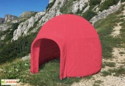 Toile PVC Pour Igloo Tinygloo – Printemps été 9 Toile PVC Pour Igloo Tinygloo – Printemps été -Portique Jardin Soldes Magasin toile pvc ete tinygloo rouge