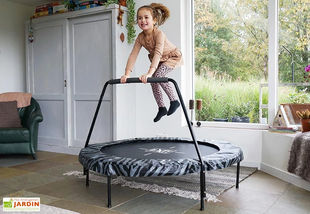EXIT TOYS Trampoline Enfant Avec Barre De Maintien Tiggy Junior (Pls Coloris) 2 EXIT TOYS Trampoline Enfant Avec Barre De Maintien Tiggy Junior (Pls Coloris) – Image 2