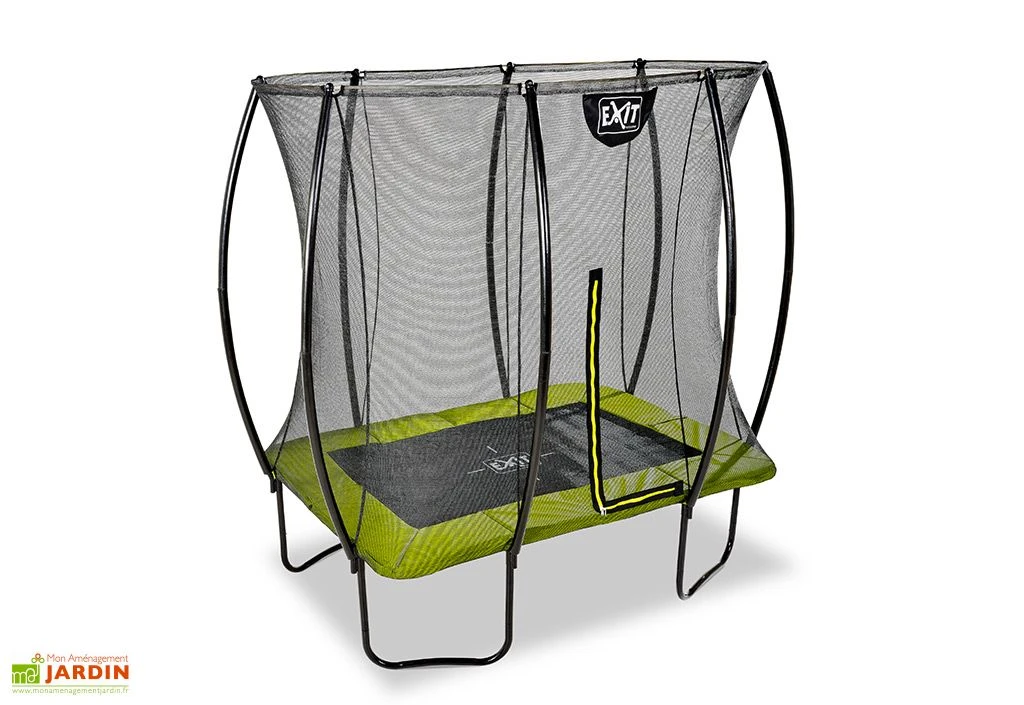 EXIT TOYS Trampoline Rectangulaire Sur Pieds Avec Filet De Protection - Exit Silhouette 2 EXIT TOYS Trampoline Rectangulaire Sur Pieds Avec Filet De Protection - Exit Silhouette – Image 2
