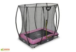 EXIT TOYS Trampoline Enterré Avec Filet Silhouette Inground 153 X 214 Cm -Portique Jardin Soldes Magasin trampoline enterre filet silhouette inground 153 214 cm 4