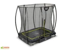 EXIT TOYS Trampoline Enterré Avec Filet Silhouette Inground 153 X 214 Cm -Portique Jardin Soldes Magasin trampoline enterre filet silhouette inground 153 214 cm 7