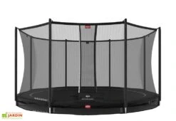 Berg Trampoline Enterré Avec Filet De Sécurité Favorit - Ø 430 Cm 5 Berg Trampoline Enterré Avec Filet De Sécurité Favorit - Ø 430 Cm -Portique Jardin Soldes Magasin trampoline enterre rond berg 430 cm