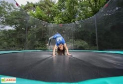 Trampoline Sur Pied Avec Filet De Sécurité Ø430 Cm - Berg Favorit -Portique Jardin Soldes Magasin trampoline favorit sur pieds filet securite 2