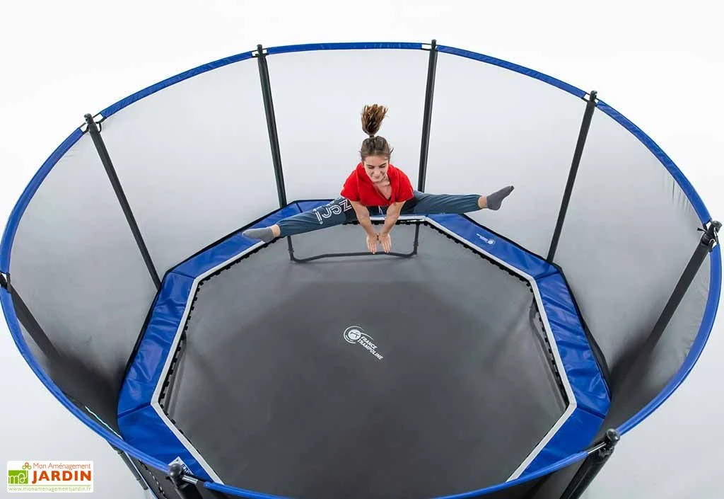 Trampoline Extérieur Avec Filet De Sécurité Octopulse 430 – 3,96 X 4,23 M 2 Trampoline Extérieur Avec Filet De Sécurité Octopulse 430 – 3,96 X 4,23 M – Image 2
