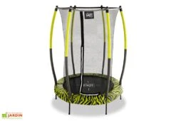 EXIT TOYS Trampoline Avec Filet De Sécurité Tiggy Junior ø140 Cm (Pls Coloris) -Portique Jardin Soldes Magasin trampoline filet securite tiggy junior 140 cm 4