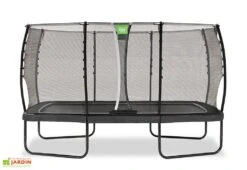 EXIT TOYS Trampoline Sur Pieds Avec Filet De Protection Allure Classic – 244 X 427 Cm