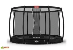 Berg Trampoline Enterré Rond Avec Filet De Protection Champion – Ø 330 Cm -Portique Jardin Soldes Magasin trampoline rond berg 1
